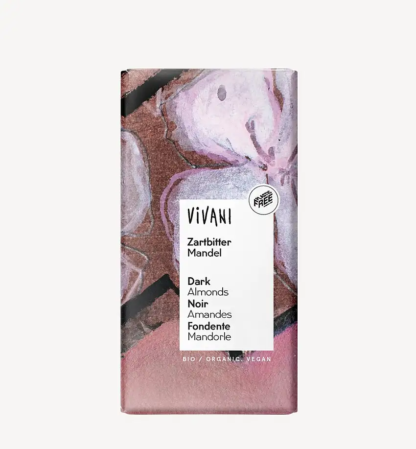 VIVANI - CHOCOLATE NEGRO CON ALMENDRAS 100g BIO