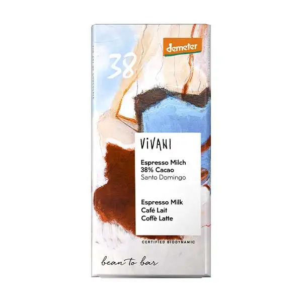 Chocolate con leche café 90g ECO