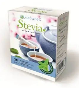 Stevia con Inulina (STESWEET), 50 sticks