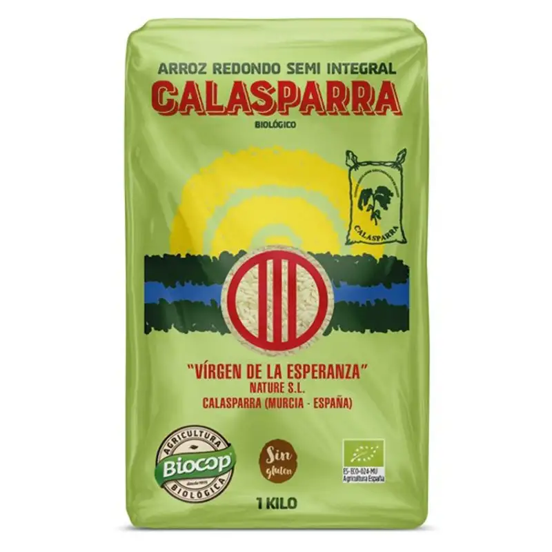 Arroz semi integral redondo Calasparra 1Kg | ecológico