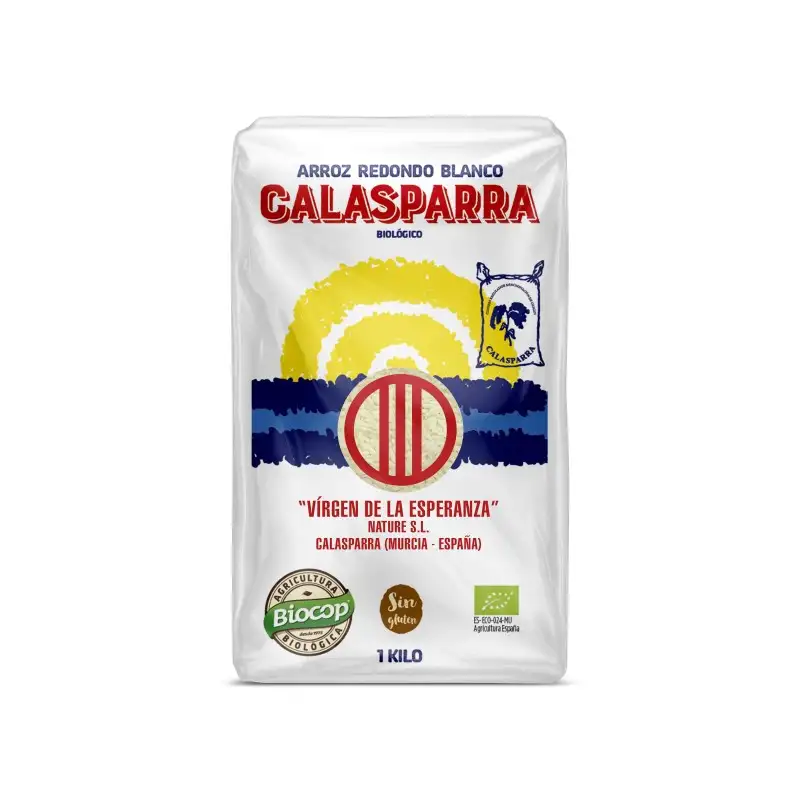 Arroz blanco redondo Calasparra 1Kg | ecológico