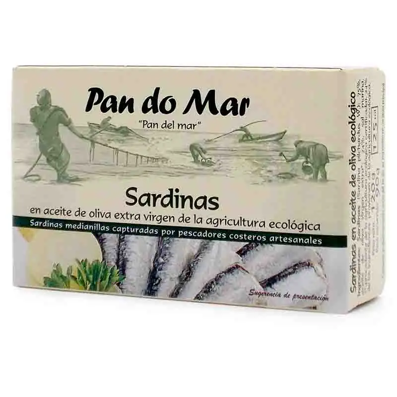 Sardinas en AOVE Pan do Mar 125g | ecológico