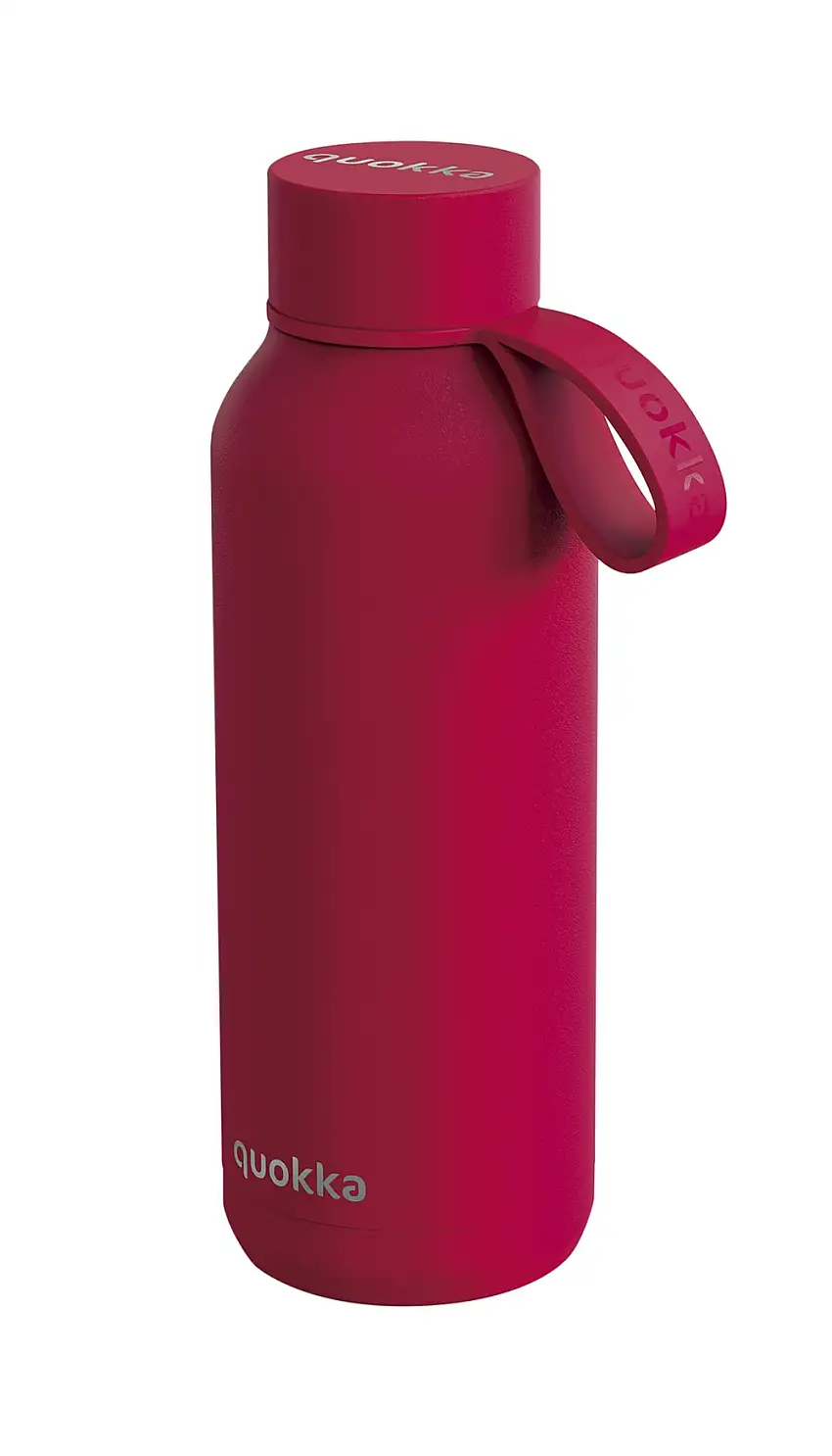 Botella térmica con colgador Solid Cherry Red Quokka 510ml