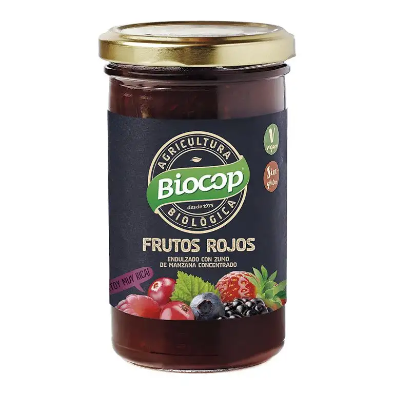 Compota de frutos rojos Biocop 265g | ecológico