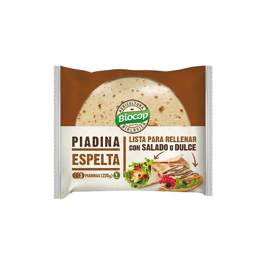 Piadina de espelta 225g BIO Biocop