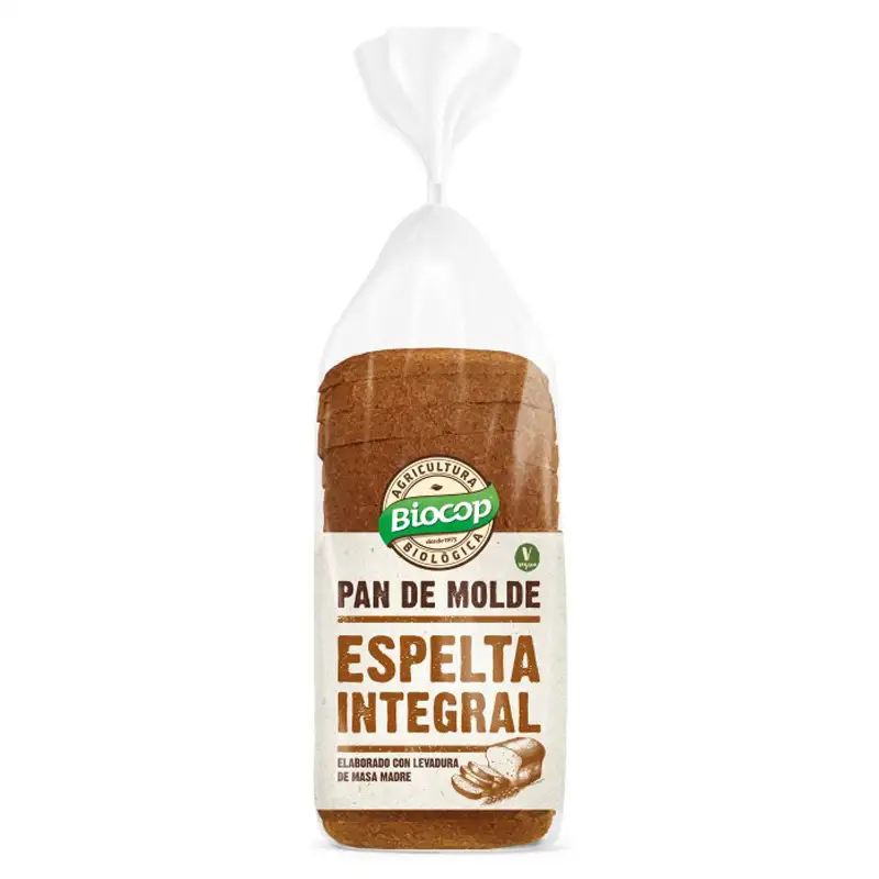 Pan de molde de espelta integral 400g BIO Biocop