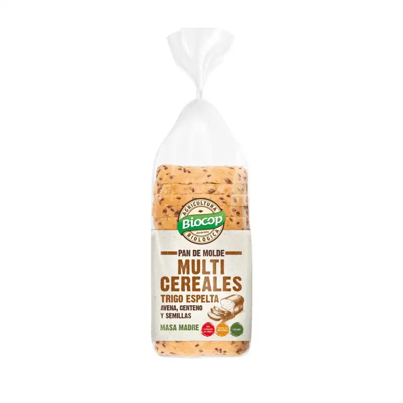 Pan de molde multicereales ecológico 400g Biocop