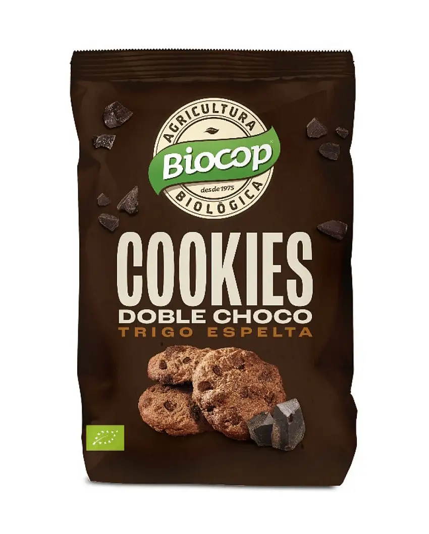 Cookies de espelta doble choco Biocop 200g | ecológico