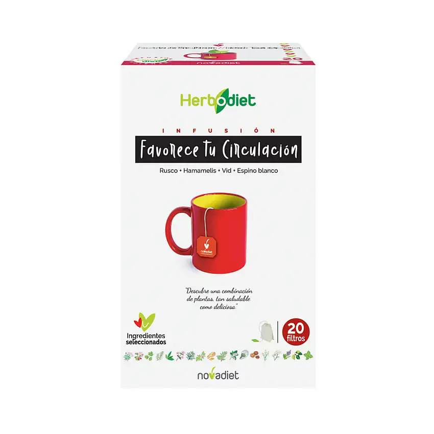 NOVADIET - HERBODIET FAVORECE TU CIRCULACION 20 filtros