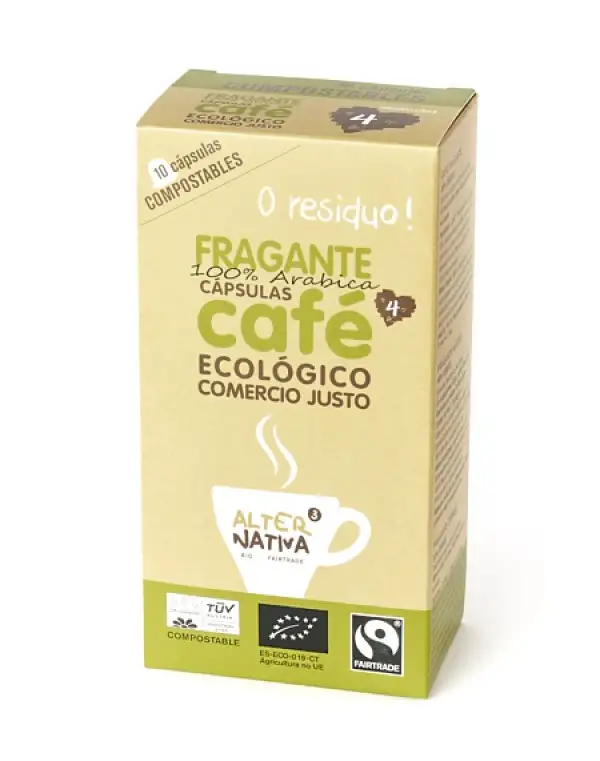 Café fragante 10 cápsulas TUV BIO Alternativa3