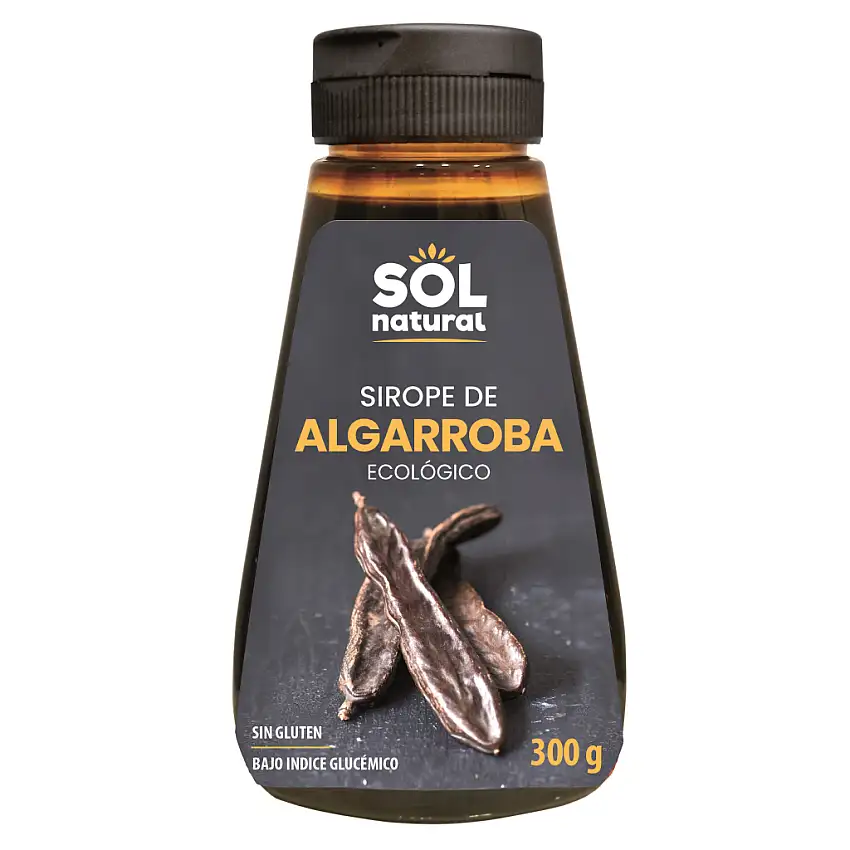 Sirope de algarroba ecológico 300g Sol Natural