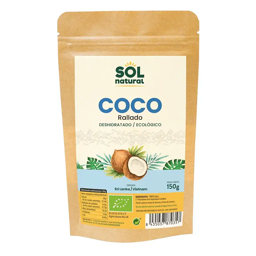 Coco rallado Sol Natural 150g | ecológico