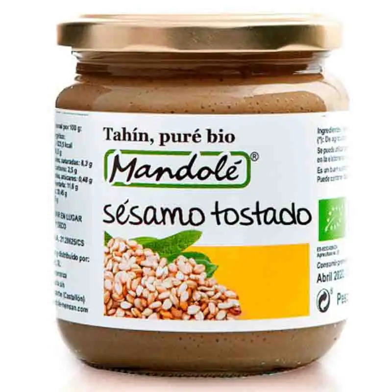 Tahín 100% Puré Sésamo Tostado* (MANDOLE), 325g