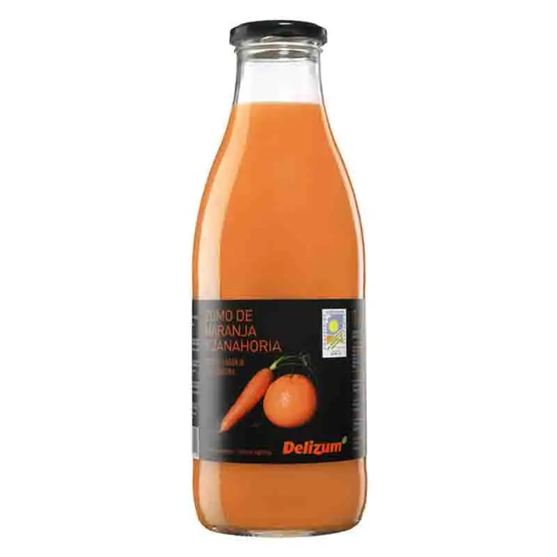 ZUMO DE ZANAHORIA CON NARANJA BIO 1L DELIZUM