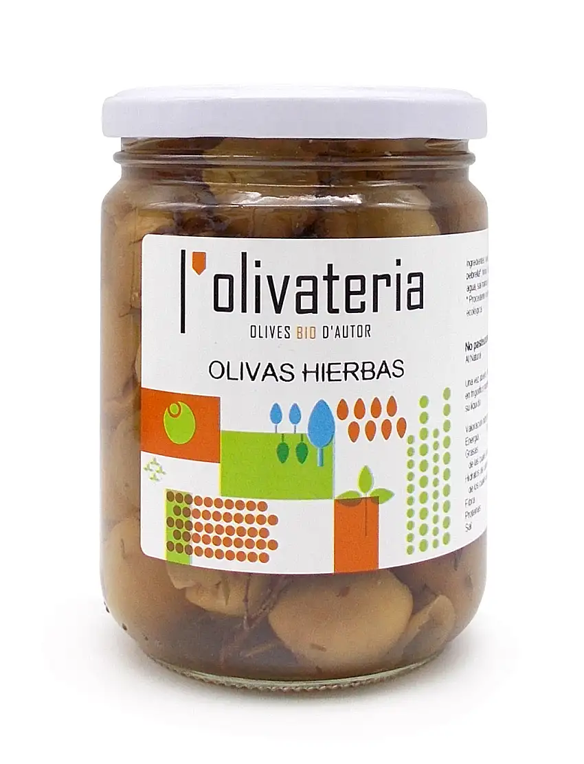 Aceitunas con hierbas Olivateria 225g | Ecológico
