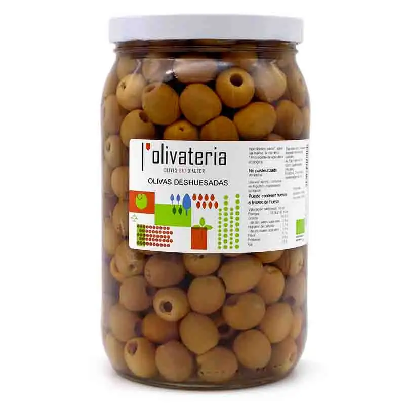 Aceitunas deshuesadas Olivateria granel 1,1Kg | Ecológico