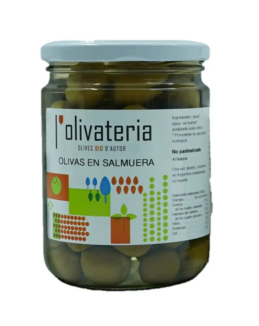 Aceitunas en salmuera Olivateria 225g | Ecológico