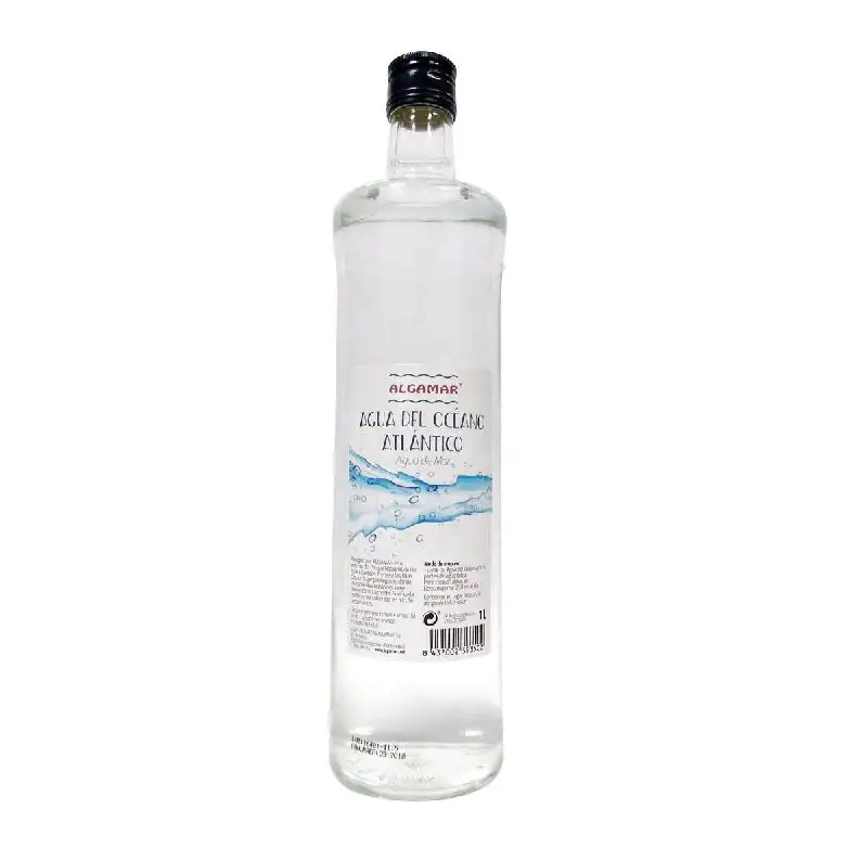 Agua de mar hipertónica del Océano Atlántico 1L Algamar