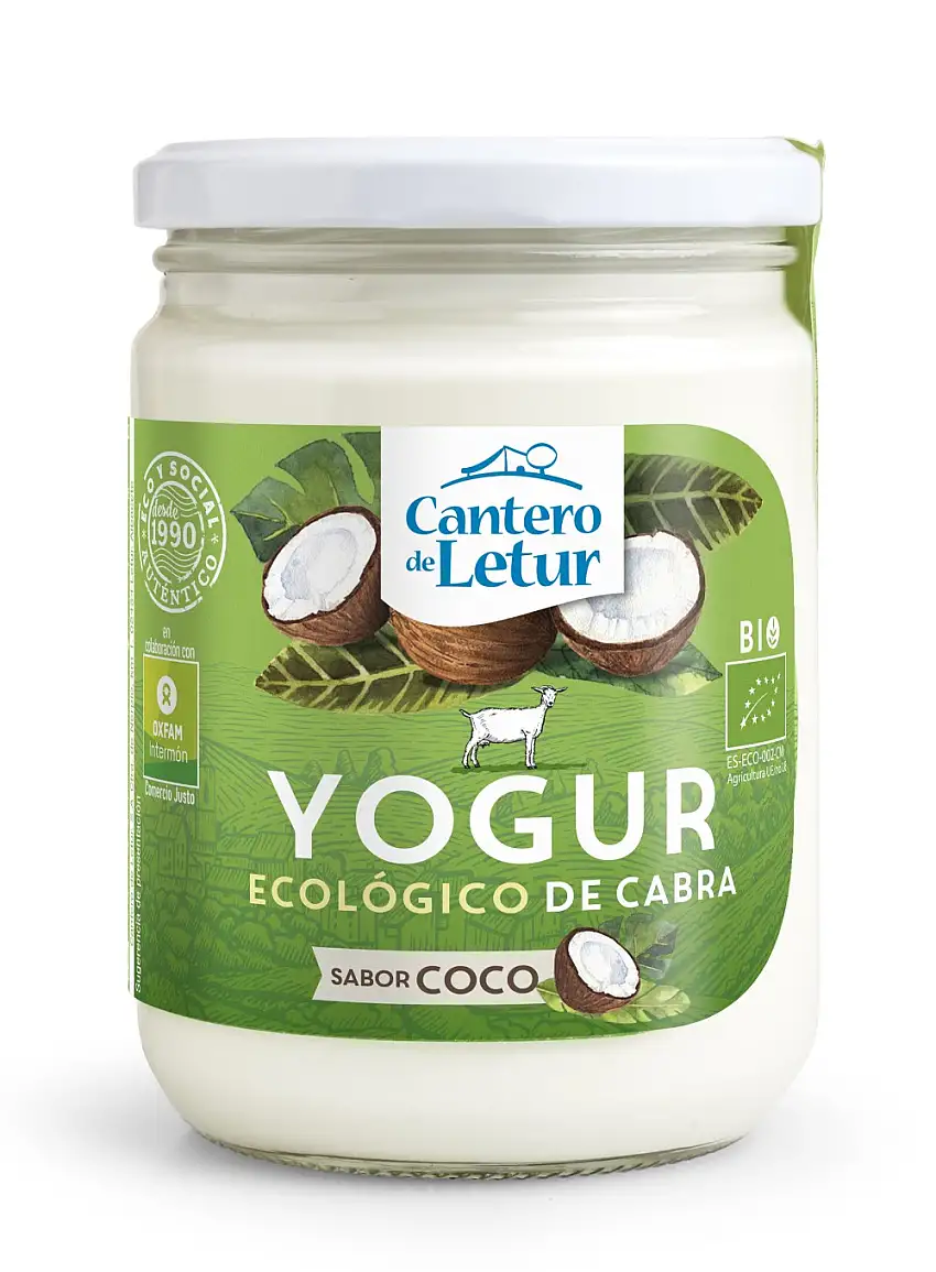 Yogur de cabra con coco Cantero de Letur 420g | ecológico