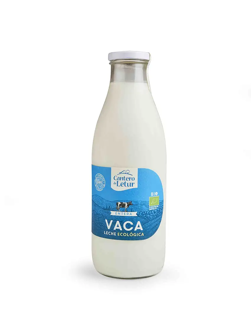 Leche Fresca de Vaca Entera Cantero de Letur 1L | Ecológico