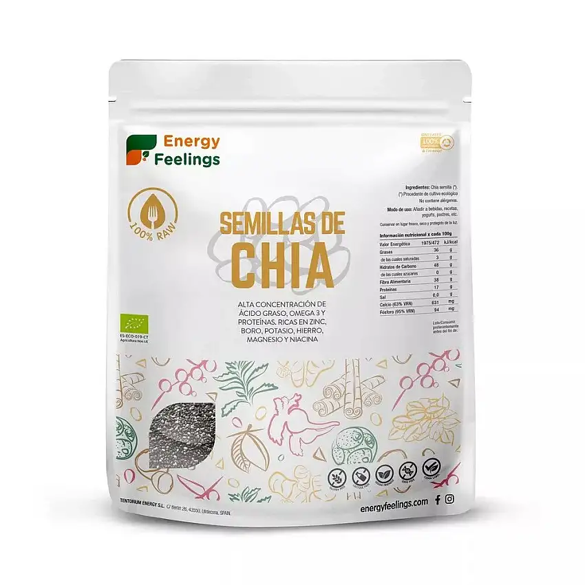 Semillas de chia 500g BIO Energy Feelings