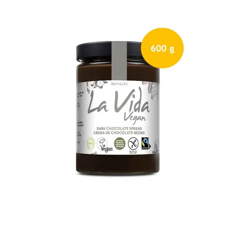 Crema de chocolate negro La Vida Vegan 600g | ecológico