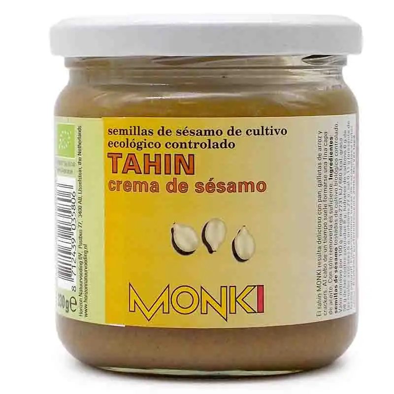 MONKI - TAHIN SIN SAL 330g BIO