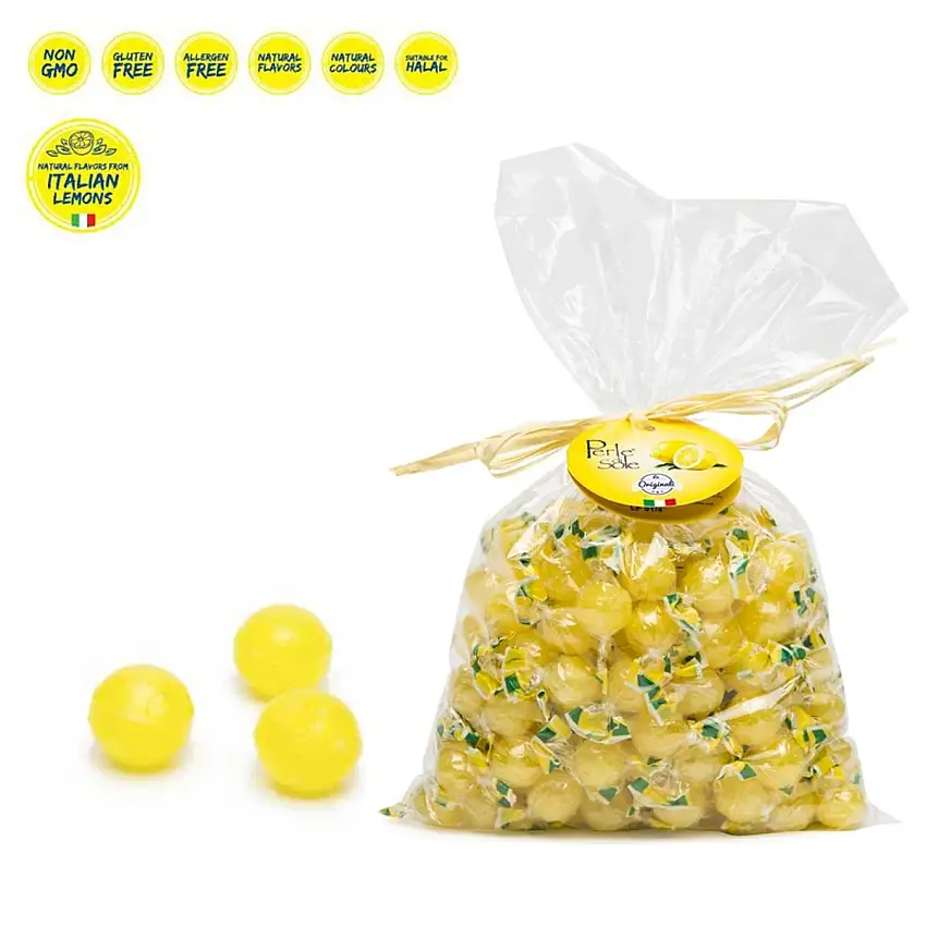 Perle di Sole Caramelos sabor limón 1000 Gr.