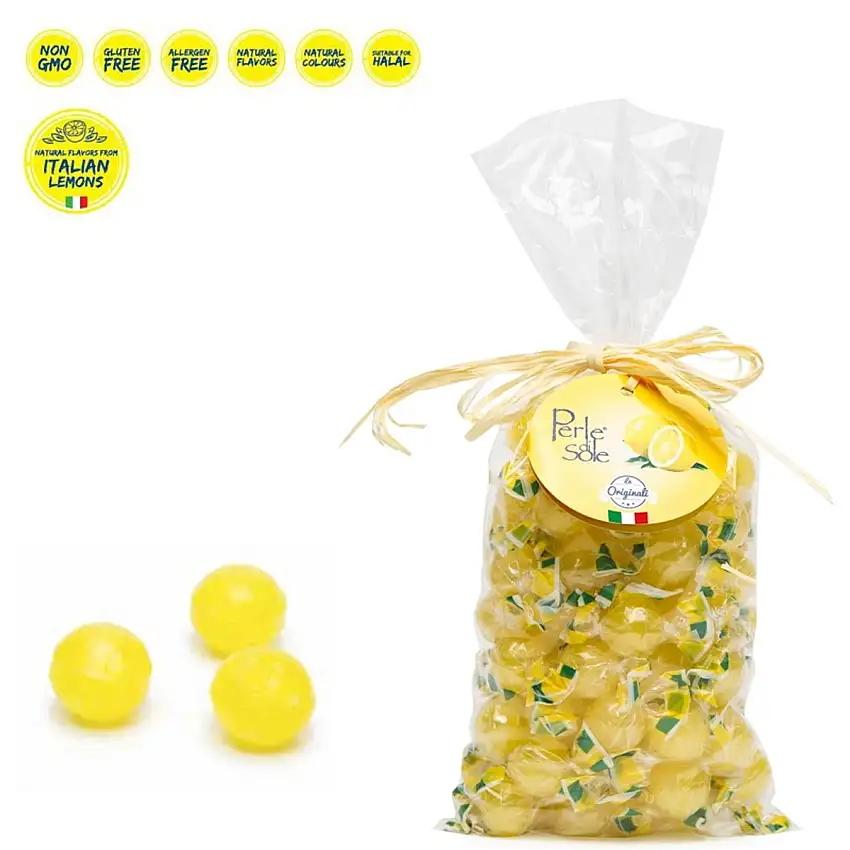 Perle di Sole Caramelos sabor limón 500 Gr.