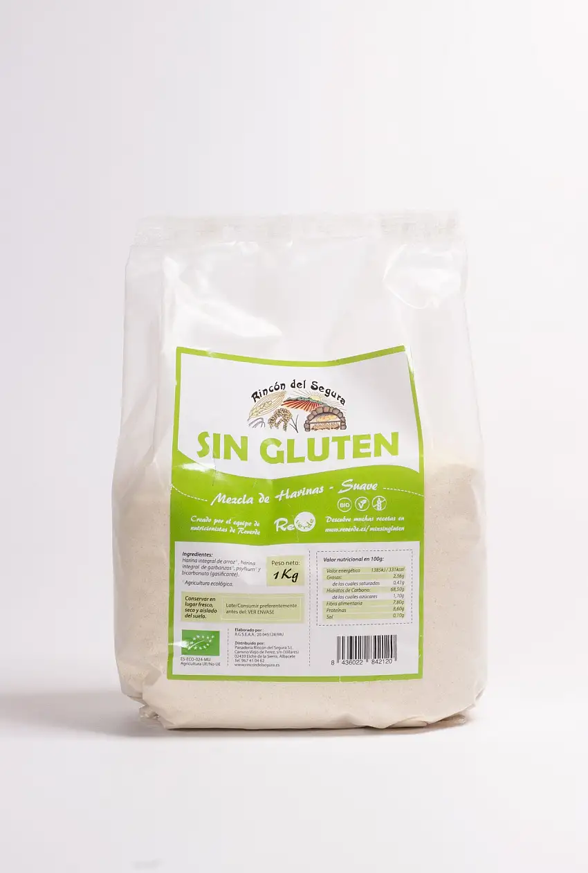 Harina mezcla suave S/Gluten 1kg ECO