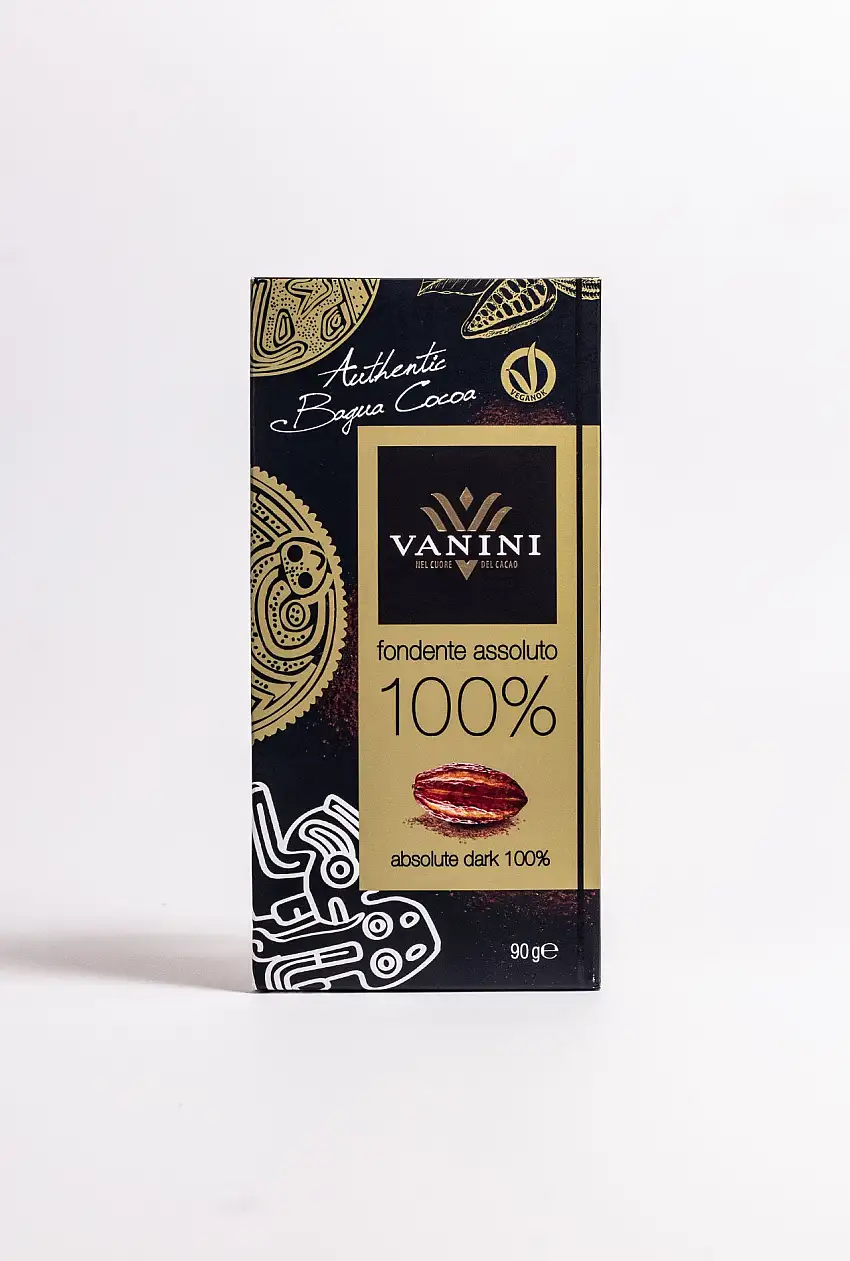 Chocolate Vanini Dark 100% cacao Bagua 90g