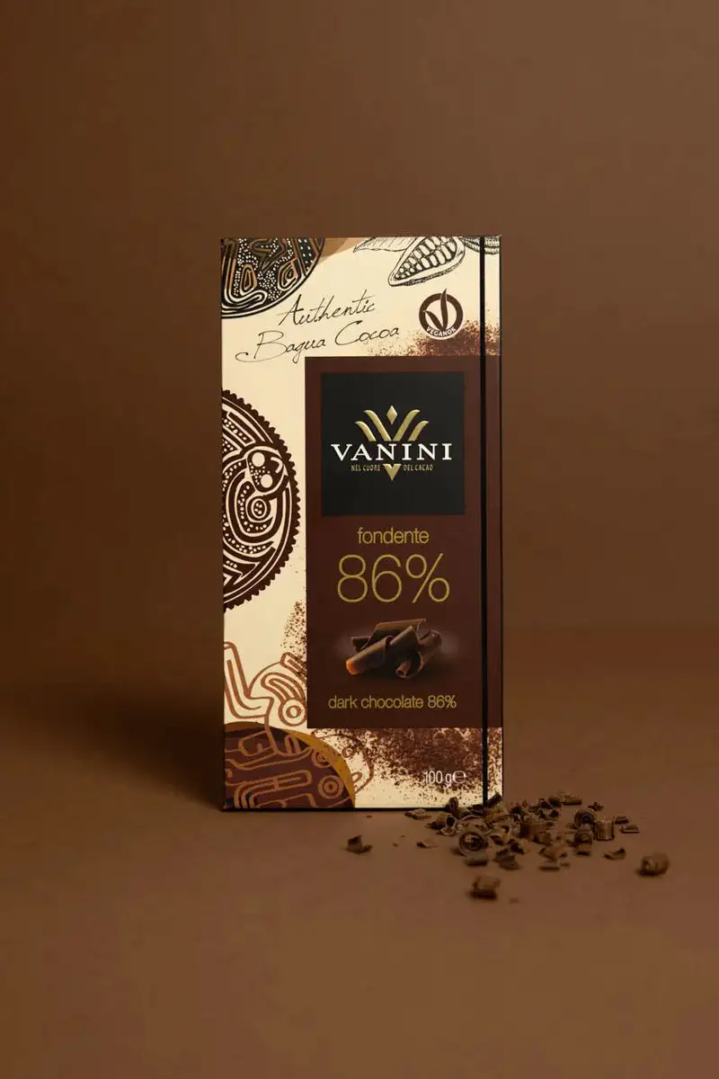 Chocolate Fondente 86% cacao Vanini 100g